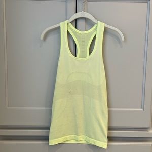 Lululemon Neon Yellow Tank Top